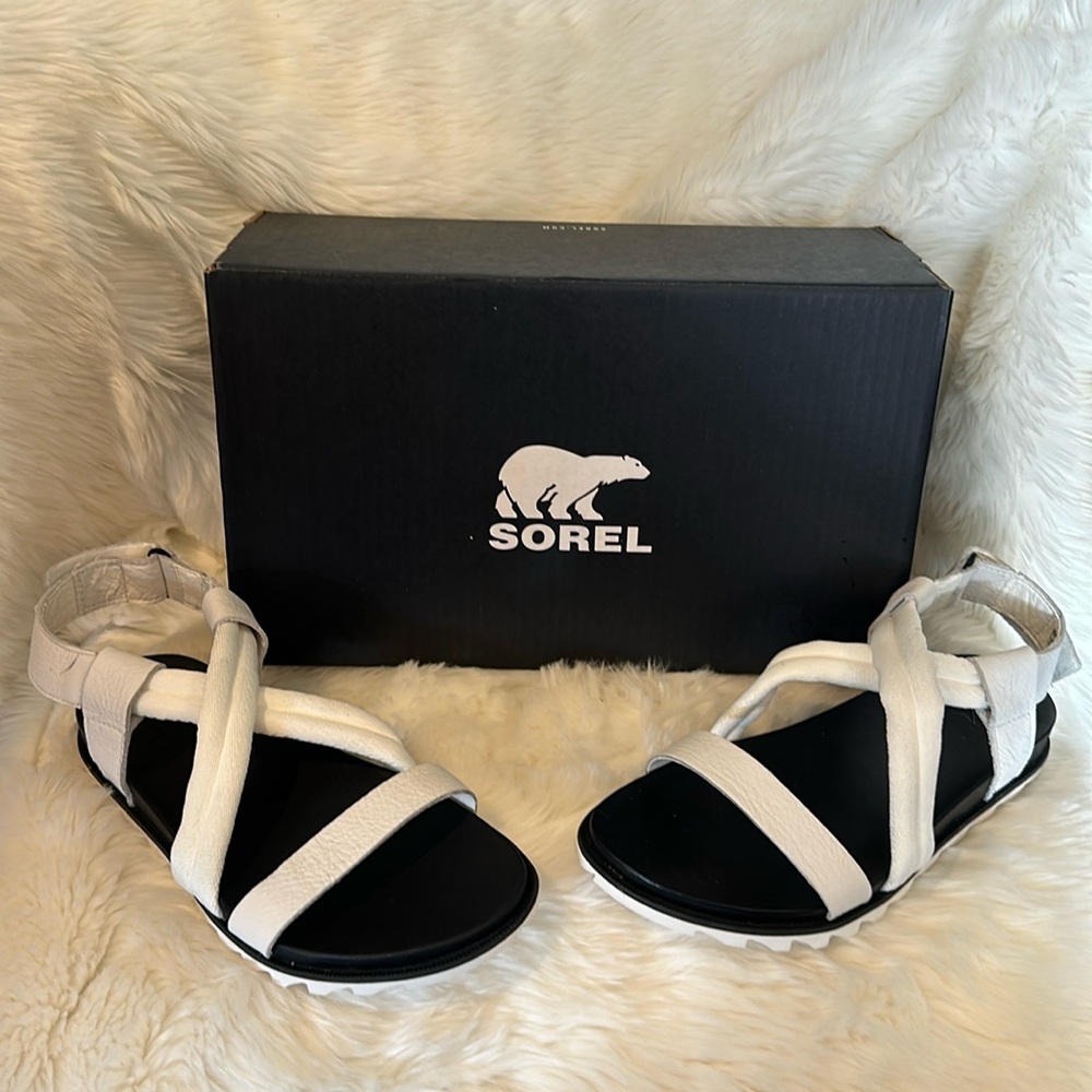 NWT WOMEN’s Sorel Roaming Deacon Sandal Size 7.5 Color Sea Salt